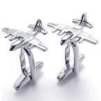 Yahoo! Yahoo!ショッピング(ヤフー ショッピング)PW 高品質316Lステンレス飛行機 カフス ボタン 条件付 送料無料 21573