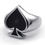 Yahoo! Yahoo!ショッピング(ヤフー ショッピング)PW 高品質316Lステンレス スペード 指輪 リング条件付 送料無料 22686