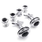 Yahoo! Yahoo!ショッピング(ヤフー ショッピング)PW 高品質真鍮 カフス ｘボタン６点セット 条件付 送料無料 23230