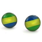Yahoo! Yahoo!ショッピング(ヤフー ショッピング)PW 高品質ステンレス ブラジル国旗 ピアス 条件付 送料無料 23456