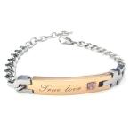 Yahoo! Yahoo!ショッピング(ヤフー ショッピング)PW 高品質ステンレス カップル ブレスレット 条件付 送料無料 24115