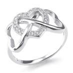 Yahoo! Yahoo!ショッピング(ヤフー ショッピング)PW 高品質925純銀シルバー ダイヤCZ ハート 指輪 条件付 送料無料 24292