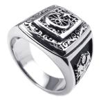 Yahoo! Yahoo!ショッピング(ヤフー ショッピング)PW 高品質316Lステンレス 古典的 太陽と月 唐草模様 指輪 / サン ムーン アラベスク シルバー 14-28号可選 幅21mm リング[ラッピング対応] 条件付送料無料25238