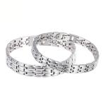 Yahoo! Yahoo!ショッピング(ヤフー ショッピング)PW 高品質316Lステンレス 保健の磁石 疲労回復 放射線遮蔽 シンプル ブレスレット / 幅12mm 周囲220mm 52g  バングル[ラッピング対応] 条件付送料無料60268