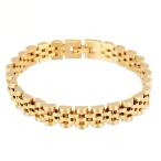 Yahoo! Yahoo!ショッピング(ヤフー ショッピング)PW 高品質316Lステンレス ベルト型 ゴールド金ブレスレット / 幅10mm 周囲200mm 27g  バングル[ラッピング対応] 条件付送料無料60287