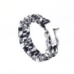 Yahoo! Yahoo!ショッピング(ヤフー ショッピング)PW 高品質316Lステンレス 黒白x銀 傘の縄 ブレスレット / 幅25mm 周囲210-230mm 戸外 アウトドアキャンプ バングル[ラッピング対応] 条件付送料無料60351