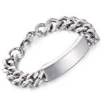 Yahoo! Yahoo!ショッピング(ヤフー ショッピング)PW 高品質316Lステンレス シルバー銀色 上品 シンプルなデザイン 喜平 ブレスレット / 幅12mm 周囲220mm 47g  バングル[ラッピング対応] 条件付送料無料60808