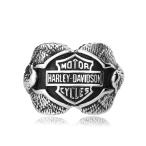 Yahoo! Yahoo!ショッピング(ヤフー ショッピング)リング[ラッピング対応] PW 精良SUS316L製 ゴールド金色 シルバー銀 ハーレーダビッドソン仕様 鷹 ring /  幅27mm 14-31号 21g 条件付送料無料61085