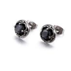 Yahoo! Yahoo!ショッピング(ヤフー ショッピング)ピアス[ラッピング対応] PW 精良SUS316L製 ジルコン シルバー銀 百合の紋章 アイリス fleur-de-lys earrings /  幅10mm 高10mm シャフト18G 条件付送料無料61179