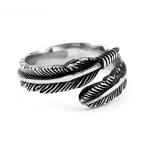 Yahoo! Yahoo!ショッピング(ヤフー ショッピング)指輪 リング[ラッピング対応] PW 精良SUS316L製 シルバー銀色 ゴローズ風 羽毛 フェザー ring /  幅10m 12-28号 4g 条件付送料無料61232