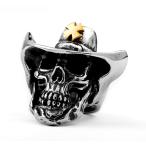 Yahoo! Yahoo!ショッピング(ヤフー ショッピング)指輪 リング[ラッピング対応] PW 精良SUS316L製 シルバー銀色 カウボーイ 髑髏 スカル skull ring /  幅33mm 14-28号 条件付送料無料61244