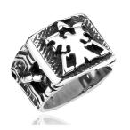 Yahoo! Yahoo!ショッピング(ヤフー ショッピング)指輪 リング[ラッピング対応] PW 精良SUS316L製 シルバー銀色 スタークラフト テラン StarCraft Terran ring /  幅18mm 14-28号 条件付送料無料61311