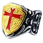 Yahoo! Yahoo!ショッピング(ヤフー ショッピング)指輪 リング[ラッピング対応] PW 精良SUS316L製 中世に西ヨーロッパのキリスト教 アルビジョア 十字軍遠征 ring /  幅22mm 14-28号 条件付送料無料61328