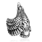 Yahoo! Yahoo!ショッピング(ヤフー ショッピング)指輪 リング[ラッピング対応] PW 精良SUS316L製 シルバー銀色 ワタリガラス 渡鴉 コモン レイヴン 大烏 ring /  幅25mm 14-28号 23g 条件付送料無料61333