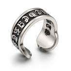 Yahoo! Yahoo!ショッピング(ヤフー ショッピング)指輪 リング[ラッピング対応] PW 精良SUS316L製 シルバー銀 仏教の陀羅尼呪文 六字大明呪 観音六字 六字真言 ring /  幅9m 16-26号 10g 条件付送料無料61370