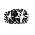 Yahoo! Yahoo!ショッピング(ヤフー ショッピング)指輪 リング[ラッピング対応] PW 精良SUS316L製 シルバー銀色 五芒星 五稜星 五角星 ペンタグラム ヒトデ ring /  幅15mm 14-28号 条件付送料無料61403