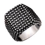 Yahoo! Yahoo!ショッピング(ヤフー ショッピング)指輪 リング[ラッピング対応] PW 精良SUS316L製 シルバー銀色 アンティーク風 ドッド 印台 ring /  幅22mm 14-29号 条件付送料無料61542