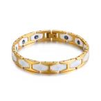 Yahoo! Yahoo!ショッピング(ヤフー ショッピング)バングル[ラッピング対応] PW 精良SUS316L セラミックス製 健康磁石 血行が促進 シンプル 六角形 bracelet /  長さ205mm 幅10mm 条件付送料無料61652