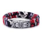 Yahoo! Yahoo!ショッピング(ヤフー ショッピング)バングル[ラッピング対応] PW 精良SUS316L製 帆布 部落民族風 シルバー銀色 髑髏 スカル skull bracelet /  長さ215mm 幅15mm 条件付送料無料61662