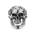 Yahoo! Yahoo!ショッピング(ヤフー ショッピング)指輪 リング[ラッピング対応] PW 精良SUS316L製 シルバー銀色 髑髏 スカル skull ring /  長さ28mm 幅4mm 16-28号 条件付送料無料61768