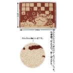 ダヤンGoods・バスマットおんせん・茶