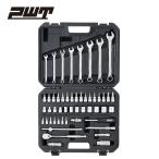 ショッピング工具 PWT ハーレーダビッドソン用インチ工具セット 51ピース ハーレー工具セット ハーレー用 インチ工具セット インチツールセット KBT4463