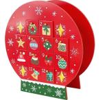 数量限定　ウッドカレンダー（スノードーム）　アドベントカレンダー　木製　