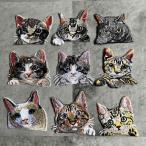 ワッペン 猫 ねこ 刺繍 アイロン ハンドメイド 手芸