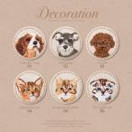 ワッペン　猫　ねこ　犬　いぬ　刺繍　アイロン　ハンドメイド　手芸　アップリケ