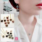 Yahoo! Yahoo!ショッピング(ヤフー ショッピング)ハート ベロア ピアス イヤリング 金属アレルギー 樹脂ピアス ネックレス シンプル かわいい  送料無料  冬 アクセサリー 女性 レディース ギフト プレゼント　