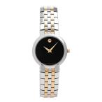 特別価格Movado レディース 606063 Faceto ツートンカラー ステンレススチール 腕時計好評販売中