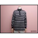  черный and белый с высоким воротником рубашка *L^ Golf / длинный рукав / женский /24*12*1-12