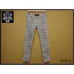 RED PEPPER стрейч брюки *27^ красный перец / тонкий обтягивающий / животное рисунок / Leopard рисунок / женский /24*10*1-15