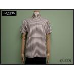  бесплатная доставка LANVIN SPORT с высоким воротником рубашка размер 38 Lanvin sport Golf короткий рукав женский б/у 