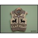 ショッピングカウチン SUPER MERINO カウチンベスト□スーパーメリノ/レディース キッズ 子ども/24*12*2-18