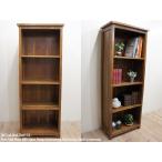 オールドチーク無垢材本棚155cm...