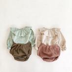 【60cm-90cm】トップス+パンツ　セットアップ　全２色　 ベビー　韓国風　可愛い　女の子　ベビー　子供服　bh191q-to