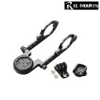 レックマウント Type19 Garminコンボマウント (下部アダプター付) 両持ちナロータイプ 190-GM+GP REC-MOUNTS