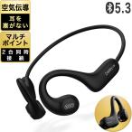 イヤホン QCY Crossky Link 空気伝導 Bluetooth 5.3 ワイヤレス マルチポイント 有線 首掛け 耳掛け式 ブルートゥース 塞がない イヤフォン ネックバンド