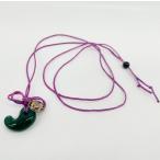 勾玉まが玉ペンダントネックレスグリ...