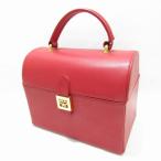 MCM vanity ручная сумочка косметика cosme сумка кожа красный состояние хороший ощущение б/у немного 