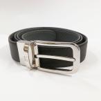  состояние хороший dunhill Dunhill двусторонний ремень кожа темно-коричневый gray silver металлические принадлежности одежда мужской 