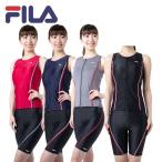 FILA フィラ レディース フィットネス 水着 ウェア 2点セット めくれ防止 319204 319-204 セパレート 体型カバー パット付き