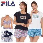 FILA フィラ レディース フィットネス 水着 ウェア 4点セット パット付き セパレート 324603 324-603 水着 YOGA スポーツウェア ランニングウェア