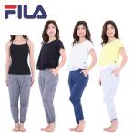 FILA フィラ レディース ヨガ フィットネス ウェア 3点セット パット付き セパレート 348573 348-573 YOGA スポーツウェア 大きいサイズ プラスサイズ