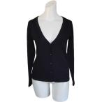 [ outlet 40%OFF( предварительный кнопка нет поэтому )]100% шелк кардиган ( черный )