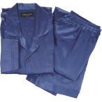 100% шелк мужской пижама ( индиго )