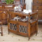  Британия Англия античный мебель Old очарование Wagon to грузовик OLD CHARM с роликами витражное стекло B746