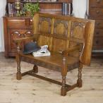  Британия Англия античный мебель monks bench дуб материал общий чистота 1 шт. .2 позиций стол 2 местный . стул дуб материал B749W