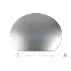 ランチョンマット シルバー 半月ランチョンマット